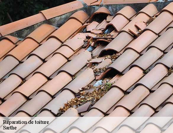 Réparation de toiture 72 Sarthe Artisan Chasagrande