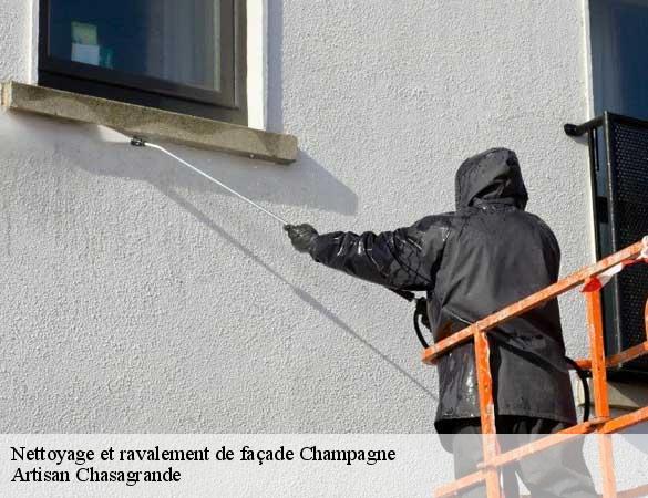 Nettoyage et ravalement de façade  champagne-72470 Artisan Chasagrande