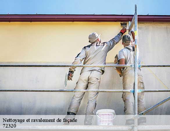 Nettoyage et ravalement de façade valennes-72320 Artisan Chasagrande