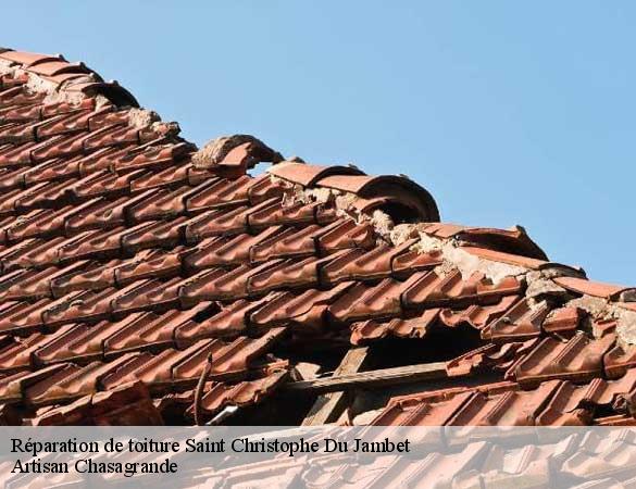 Réparation de toiture  saint-christophe-du-jambet-72170 Artisan Chasagrande