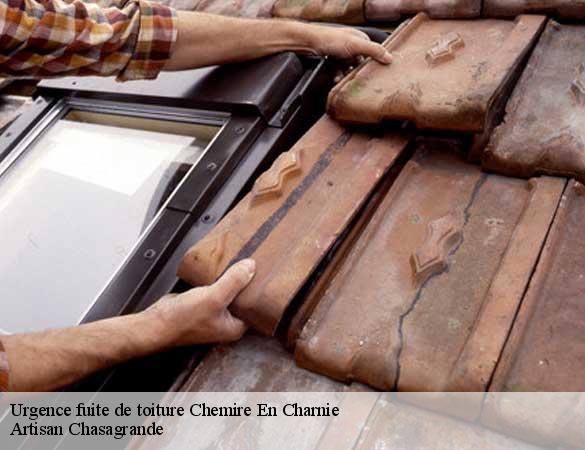 Urgence fuite de toiture  chemire-en-charnie-72540 Artisan Chasagrande